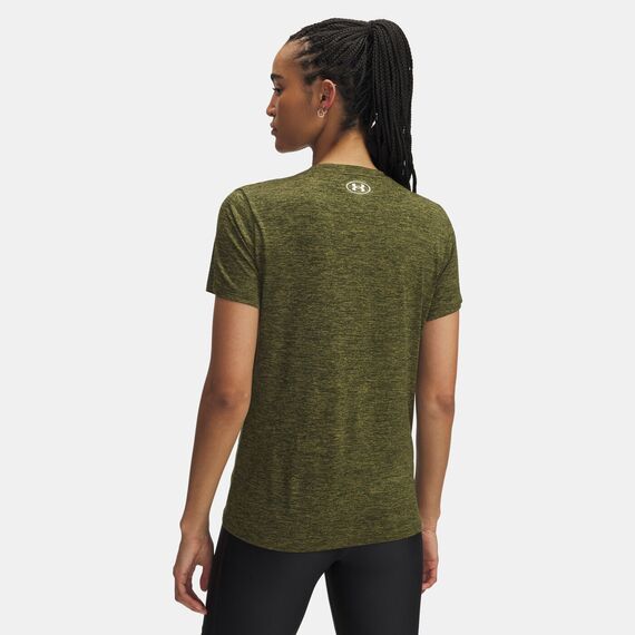 UNDER ARMOUR koszulka damska t-shirt sportowy SSV-Twist zielona, Kolor: zielony, Rozmiar: M, 2 zdjęcie