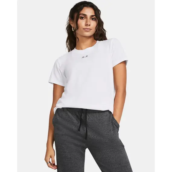 UNDER ARMOUR koszulka treningowa damska sportowa, Kolor: biały, Rozmiar: M