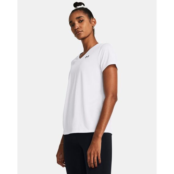 UNDER ARMOUR koszulka damska t-shirt sportowy SSV-Solid, Kolor: biały, Rozmiar: L