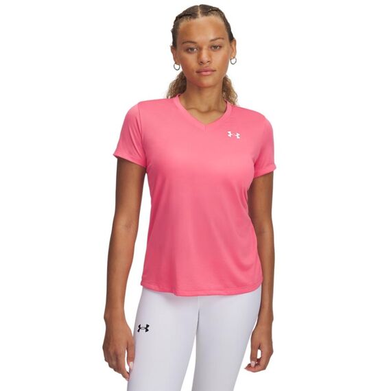 UNDER ARMOUR koszulka damska t-shirt sportowy SSV-Solid, Kolor: różowy, Rozmiar: L