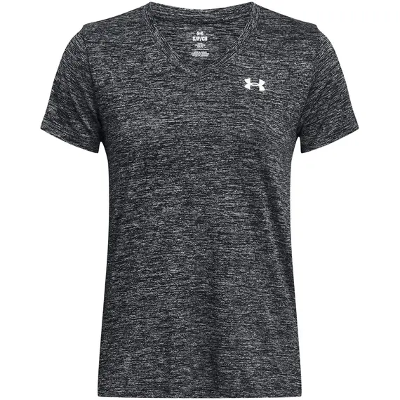 UNDER ARMOUR koszulka damska t-shirt sportowy SSV-Twist, Kolor: czarny, Rozmiar: L