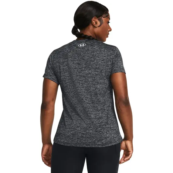 UNDER ARMOUR koszulka damska t-shirt sportowy SSV-Twist czarna, Kolor: czarny, Rozmiar: XS, 3 zdjęcie