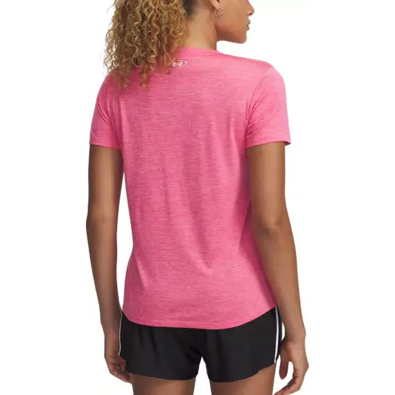 UNDER ARMOUR koszulka damska t-shirt sportowy SSV-Twist różowa, Kolor: różowy, Rozmiar: S, 2 zdjęcie