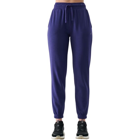 4F spodnie z dzianiny french terry z kolekcji basic 4FWMM00TTROF1138 granatowe, Kolor: granatowy, Rozmiar: XS, 4 zdjęcie