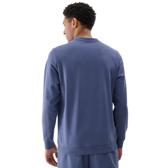 4F bluza bawełniana męska bez kaptura 4FWMM00TSWSM1767 niebieska, Kolor: niebieski, Rozmiar: S, 3 zdjęcie