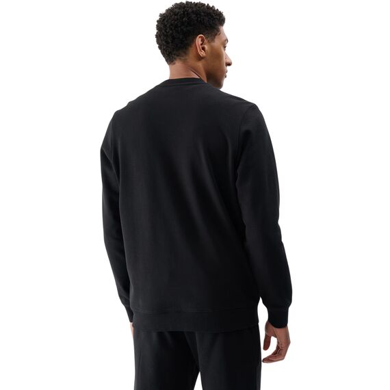 4F bluza bawełniana męska bez kaptura 4FWMM00TSWSM1767 czarna, Kolor: czarny, Rozmiar: 3XL, 3 zdjęcie