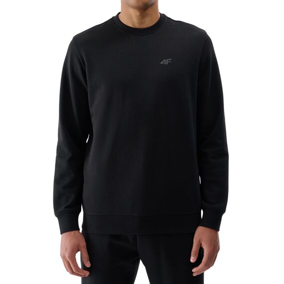 4F bluza bawełniana męska bez kaptura 4FWMM00TSWSM1767 czarna, Kolor: czarny, Rozmiar: XL, 5 zdjęcie