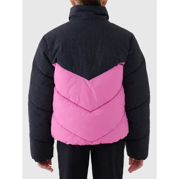 4F kurtka dla dziewczynki puchowa 4FJWAW25TDJAF614 różowa, Kolor: różowy, Rozmiar: 164, 4 zdjęcie