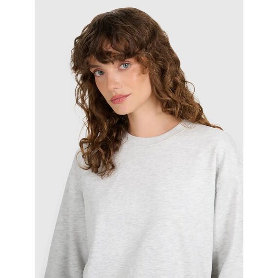 4F bluza bawełniana damska 4FWMM00TSWSF1765 szara, Kolor: szary, Rozmiar: XL, 4 zdjęcie