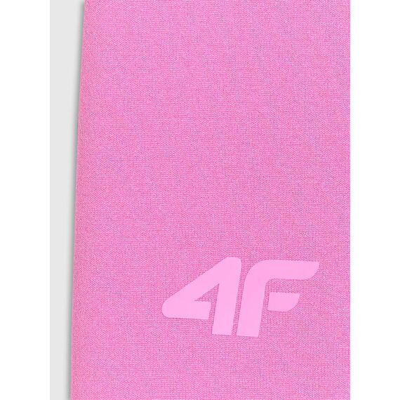 4F bielizna narciarska termoaktywna z jednostronie drapanej dzianiny legginsy 4FJWAW25UBRUF105 różowa, Kolor: różowy, Rozmiar: 122/128, 2 zdjęcie
