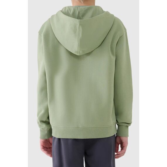 4F bluza dresowa chłopięca na zamek 4FJWAW25TSWSM1944 zielona, Kolor: zielony, Rozmiar: 164, 5 zdjęcie