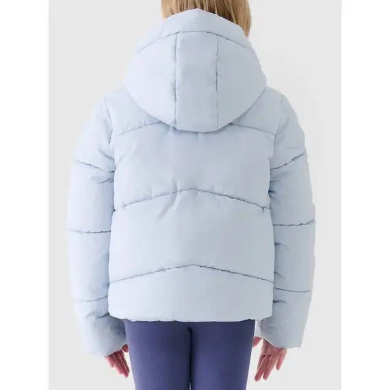 4F kurtka dla dziewczynki puchowa 4FJWAW25TDJAF615 niebieski, Kolor: niebieski, Rozmiar: 164, 2 zdjęcie