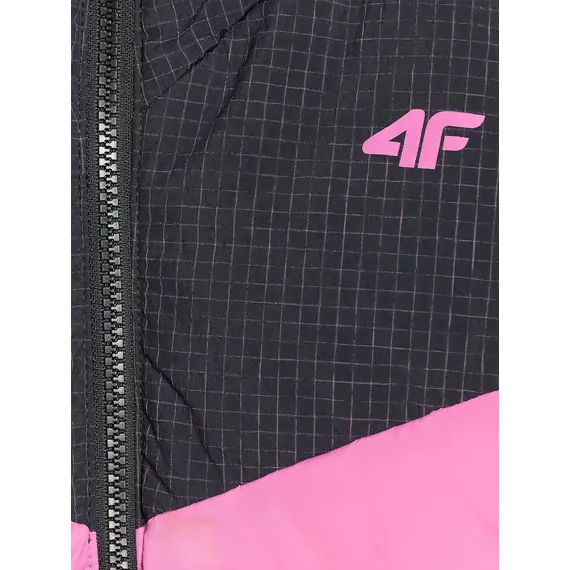 4F kurtka dla dziewczynki puchowa 4FJWAW25TDJAF614 różowa, Kolor: różowy, Rozmiar: 158, 2 zdjęcie