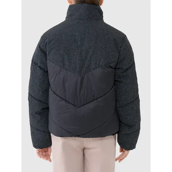 4F kurtka dla dziewczynki puchowa 4FJWAW25TDJAF614 czarna, Kolor: czarny, Rozmiar: 164, 2 zdjęcie