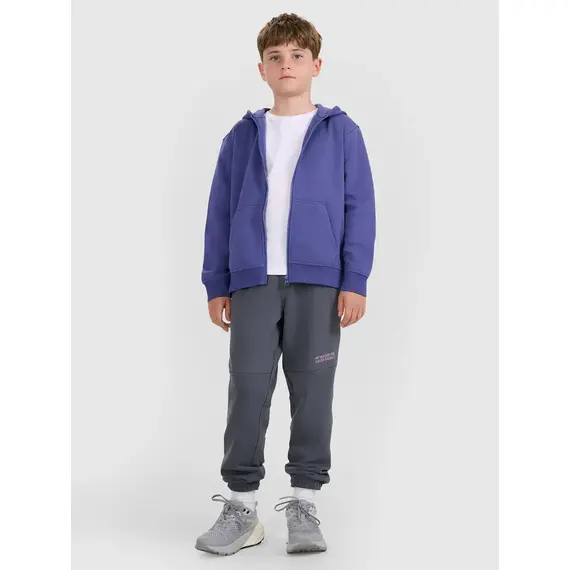 4F bluza dresowa chłopięca na zamek