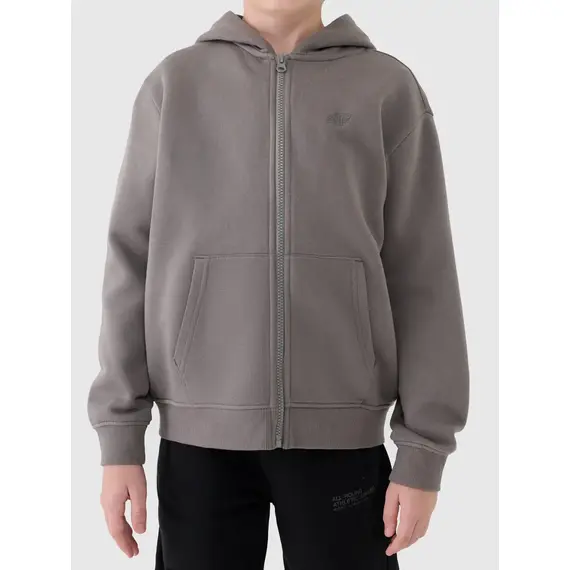 4F bluza dresowa chłopięca na zamek