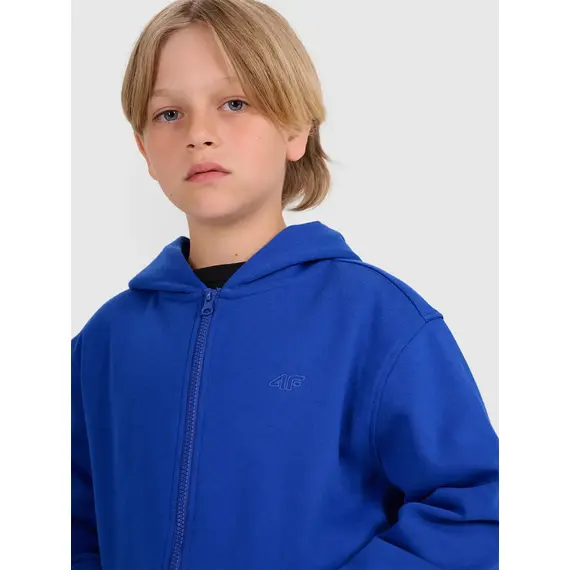 4F bluza dresowa chłopięca na zamek