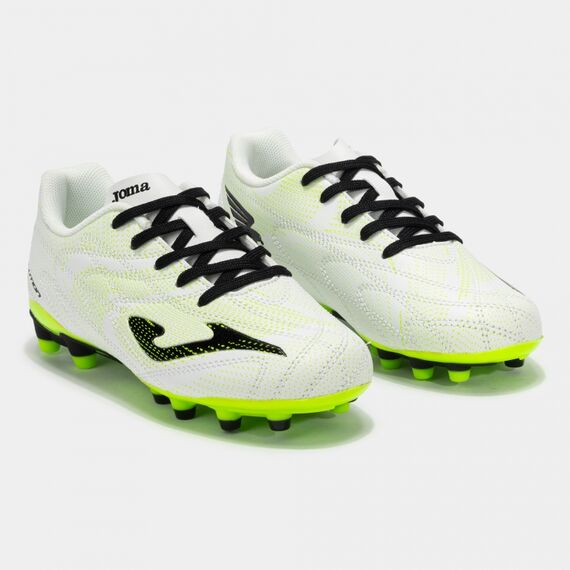 JOMA buty piłkarskie dziecięce EVOLUTION JR 2502 WHITE FIRM GROUND, Kolor: biały, Rozmiar: 39, 5 zdjęcie