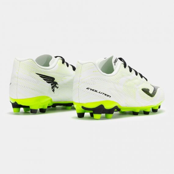 JOMA buty piłkarskie dziecięce EVOLUTION JR 2502 WHITE FIRM GROUND, Kolor: biały, Rozmiar: 33, 3 zdjęcie