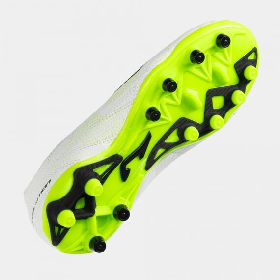 JOMA buty piłkarskie dziecięce EVOLUTION JR 2502 WHITE FIRM GROUND, Kolor: biały, Rozmiar: 33, 4 zdjęcie