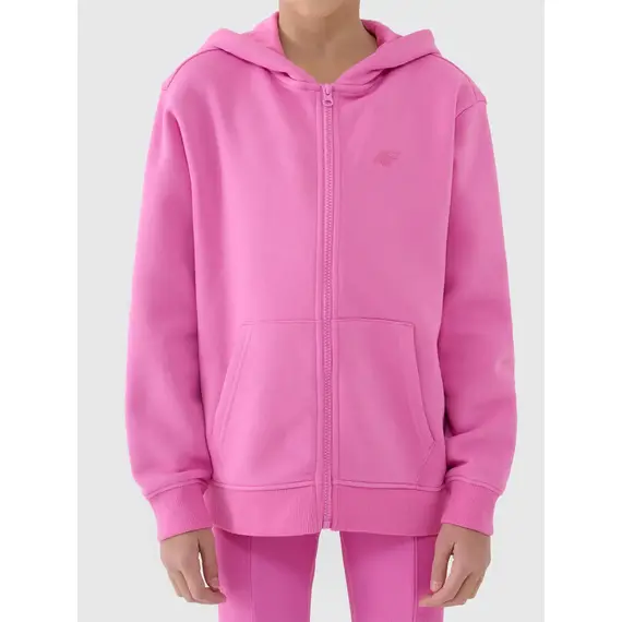 4F bluza dresowa dla dziewczynek rozpinana