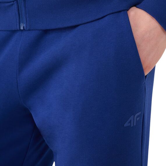 4F spodnie męskie z dzianiny french terry z kolekcji basic