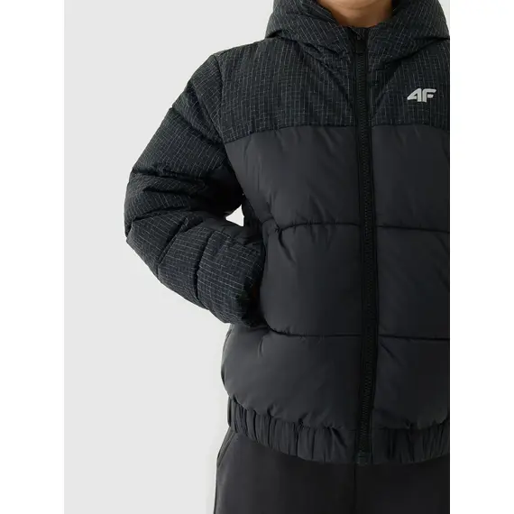 4F kurtka chłopięca puchowa pikowana