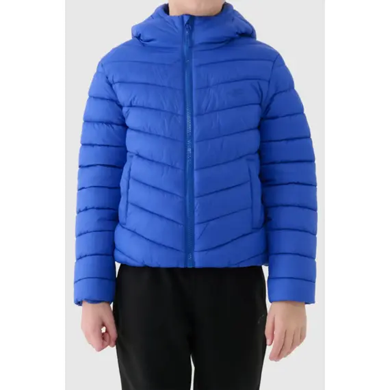 4F kurtka męska puchowa pikowana 4FJWAW25TDJAM618, Kolor: niebieski, Rozmiar: 158, 2 zdjęcie