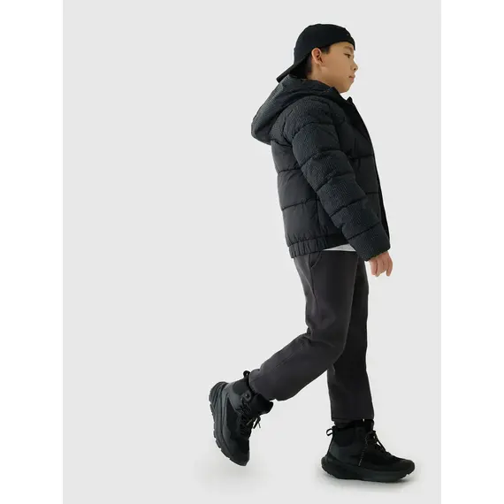 4F kurtka chłopięca puchowa pikowana