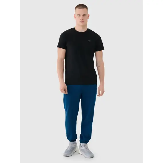 4F spodnie męskie z dzianiny french terry z kolekcji basic
