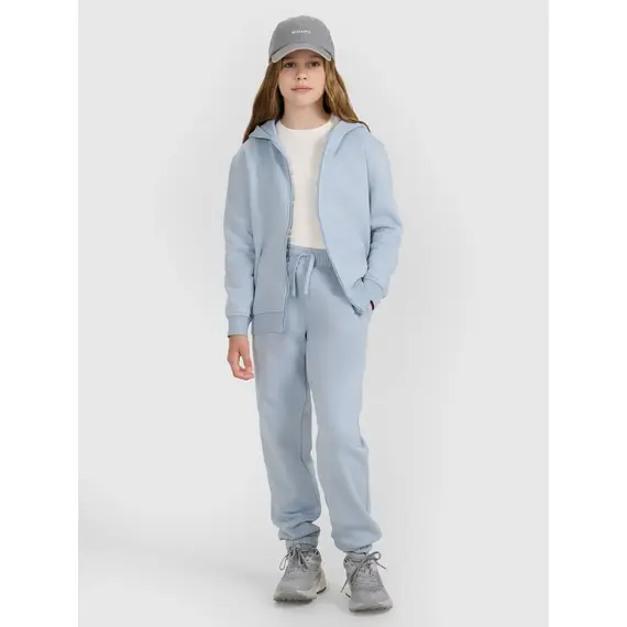 4F bluza dresowa dla dziewczynek rozpinana