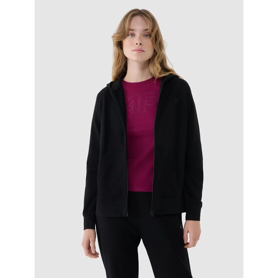 4F bluza damska rozpinana z kapturem