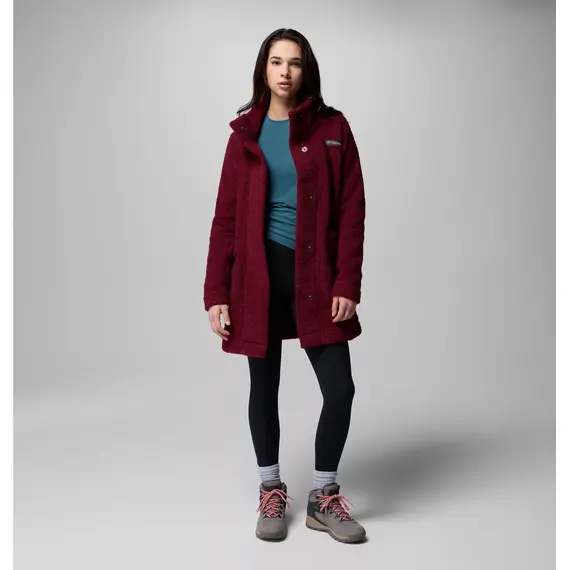 COLUMBIA kurtka zimowa damska długa Panorama czarna, Kolor: różowy, Rozmiar: M, 4 zdjęcie