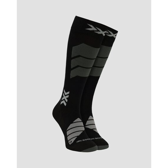 Skarpety unisex X-Socks SKI EXPERT SILK MERINO OTC X BLACK/LIGHT GREY czarne, Kolor: czarny, Rozmiar: 39/41 Skarpety unisex X-Socks SKI EXPERT SILK MERINO OTC X BLACK/LIGHT GREY czarne, Kolor: czarny, Rozmiar: 39/41
