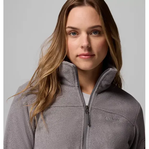 COLUMBIA bluza polarowa damska z zamkiem Fast Trek II szary