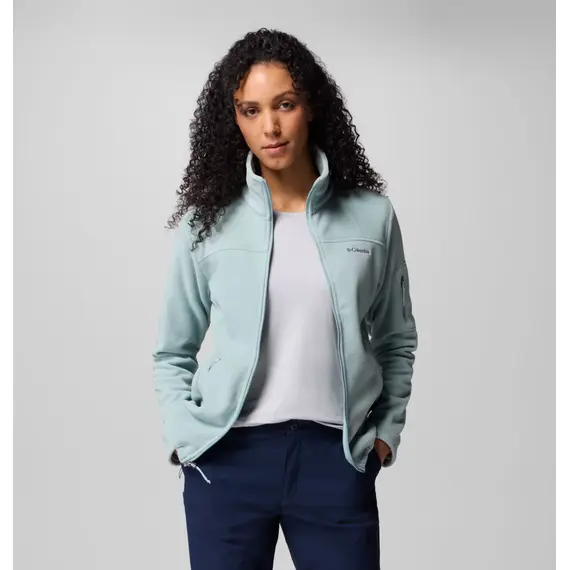 COLUMBIA bluza polarowa damska z zamkiem Fast Trek II niebieski
