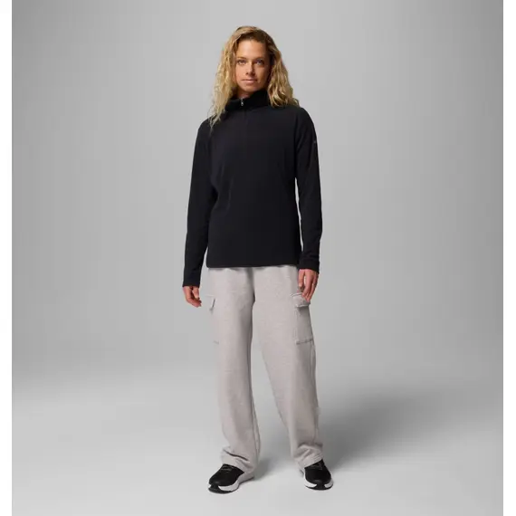 COLUMBIA damska bluza polarowa Glacial IV z zamkiem czarny
