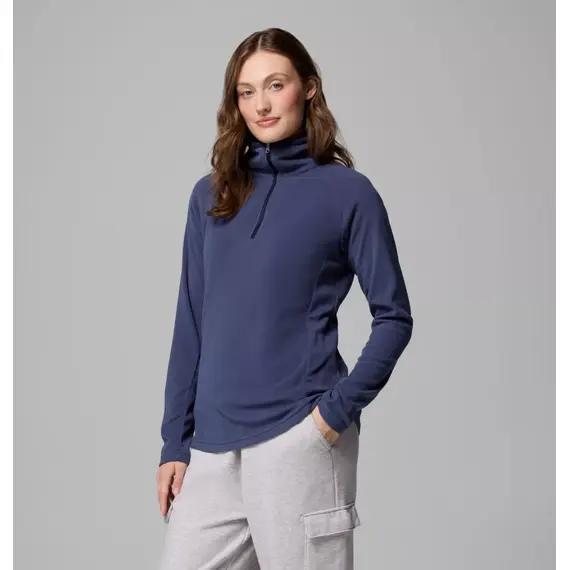 COLUMBIA damska bluza polarowa Glacial IV z zamkiem granatowy
