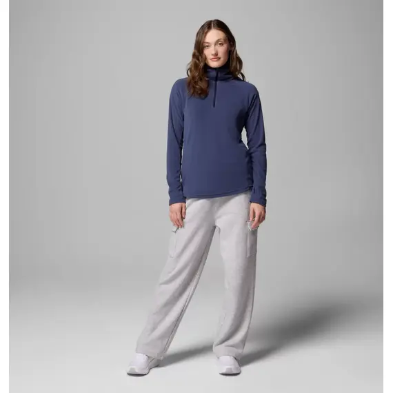 COLUMBIA damska bluza polarowa Glacial IV z zamkiem granatowy