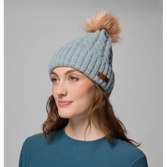 COLUMIA czapka zimowa z pomponrem Blur II Beanie niebieski