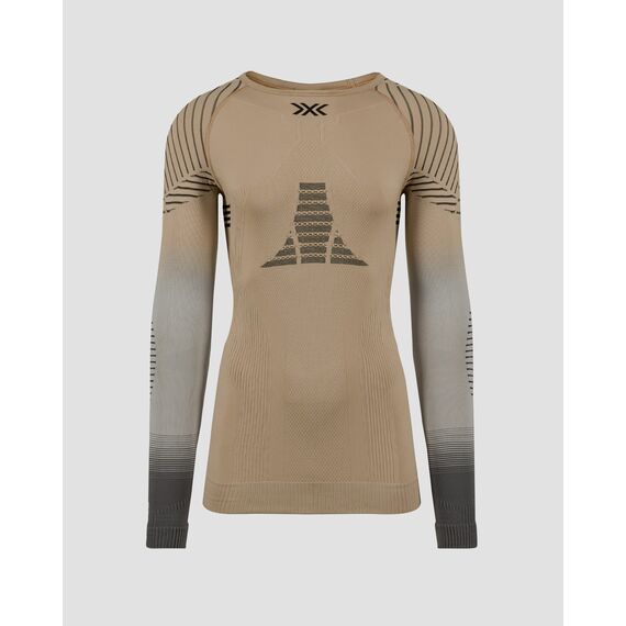 Koszulka męska X-Bionic INVENT GRAPHICS SHIRT LS MEN SAND/LIGHT GREY/GREY beżowa, Kolor: beżowy, Rozmiar: M Koszulka męska X-Bionic INVENT GRAPHICS SHIRT LS MEN SAND/LIGHT GREY/GREY beżowa, Kolor: beżowy, Rozmiar: M
