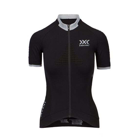 Koszulka rowerowa damska X-Bionic INVENT 4.0 BIKE RACE ZIP czarna, Kolor: czarny, Rozmiar: L