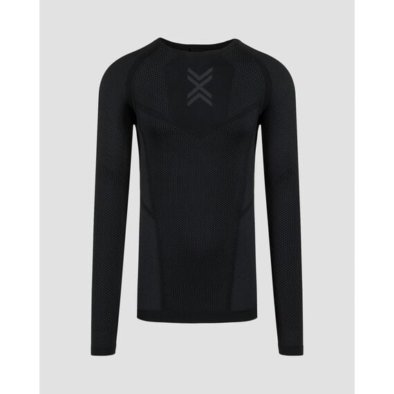 Koszulka z długim rękawem męska X-Bionic XCEED RUN SHIRT LS MEN X BLACK/RHINO ciemnoszara, Kolor: czarny, Rozmiar: M