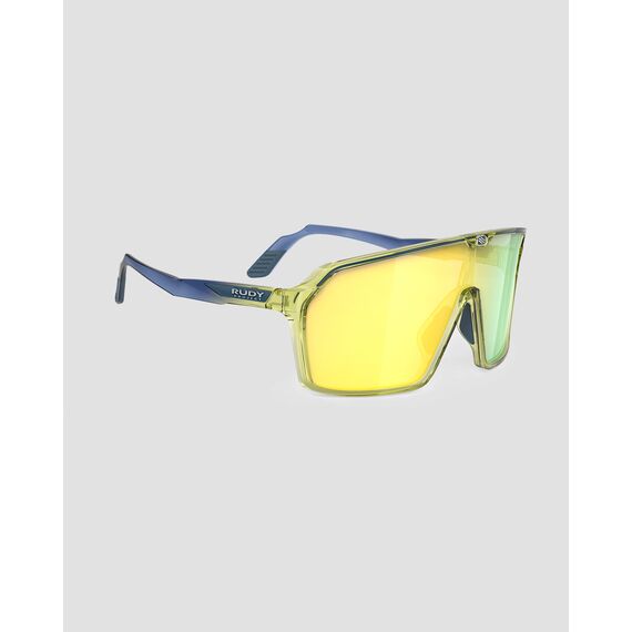 Okulary Rudy Project SPINSHIELD CRYSTAL BLUE AVIO /APPLE GREEN FADE GLOSS - Multilaser Yellow
