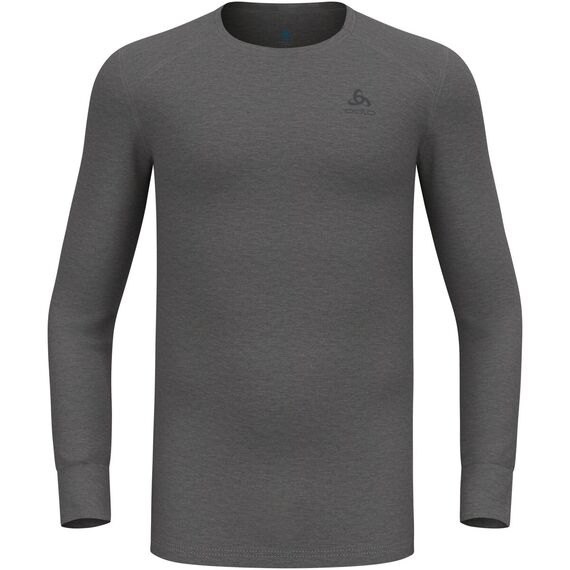 ODLO koszulka termoaktywna męska z długim rękawem sportowa Active Warm szara, Kolor: szary, Rozmiar: XL, 2 zdjęcie