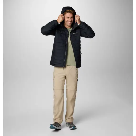 ​COLUMBIA kurtka zimowa męska z kapturem Powder Lite II czarny