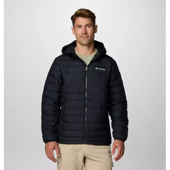 ​COLUMBIA kurtka zimowa męska z kapturem Powder Lite II czarny