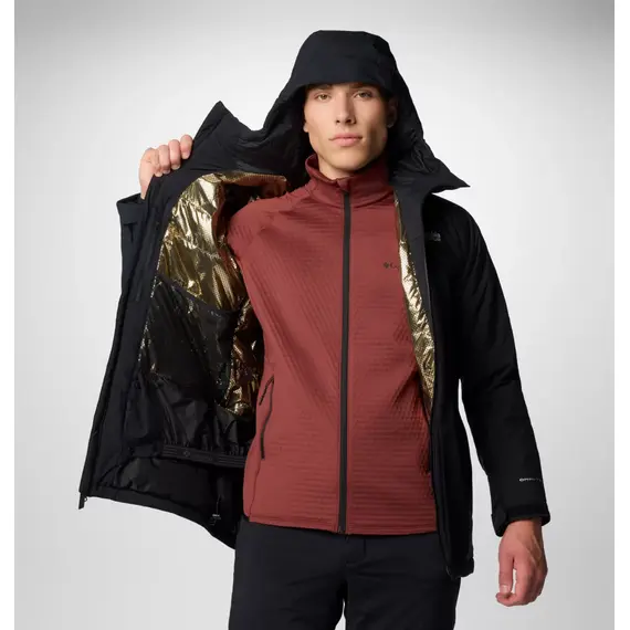 COLUMBIA kurtka zimowa męska z kapturem Winter District III czarny, Kolor: czarny, Rozmiar: XL, 9 zdjęcie