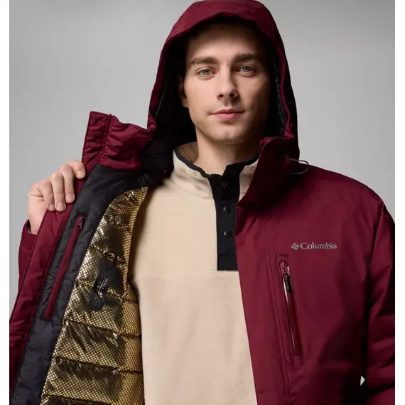 COLUMBIA kurtka zimowa męska Oak Harbor II bordowy