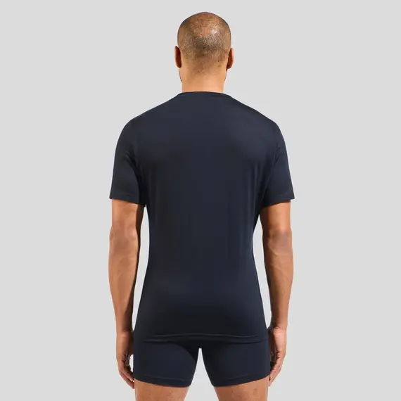 Koszulka z krótkim rękawem męska ODLO Merino 160 BL Top Crew Neck S/S czarna